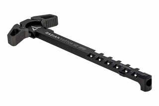Radian Raptor SD AR15 charging handle features ambidextrous tungsten grey latches